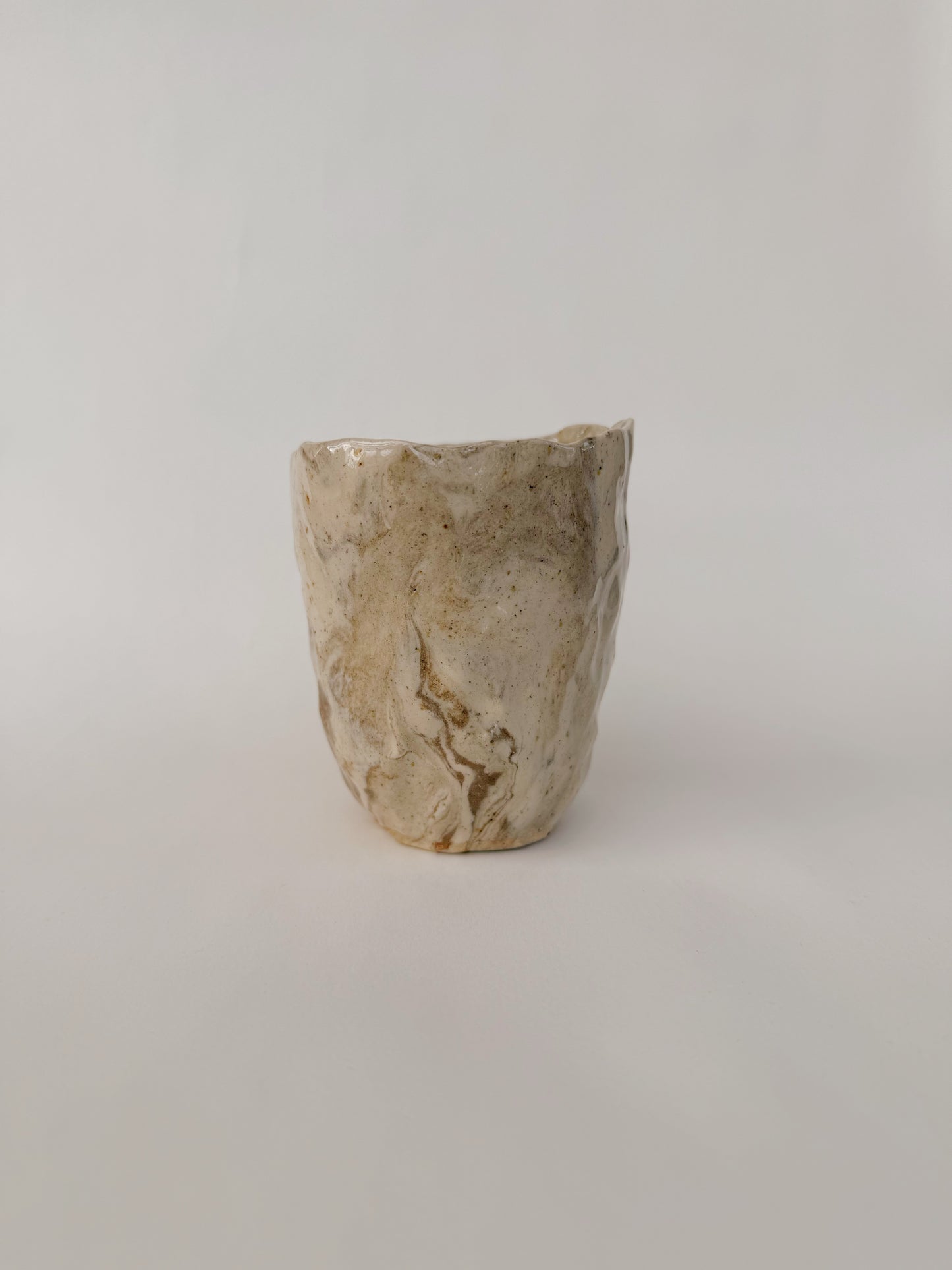 Tasse pincée marbrée #2