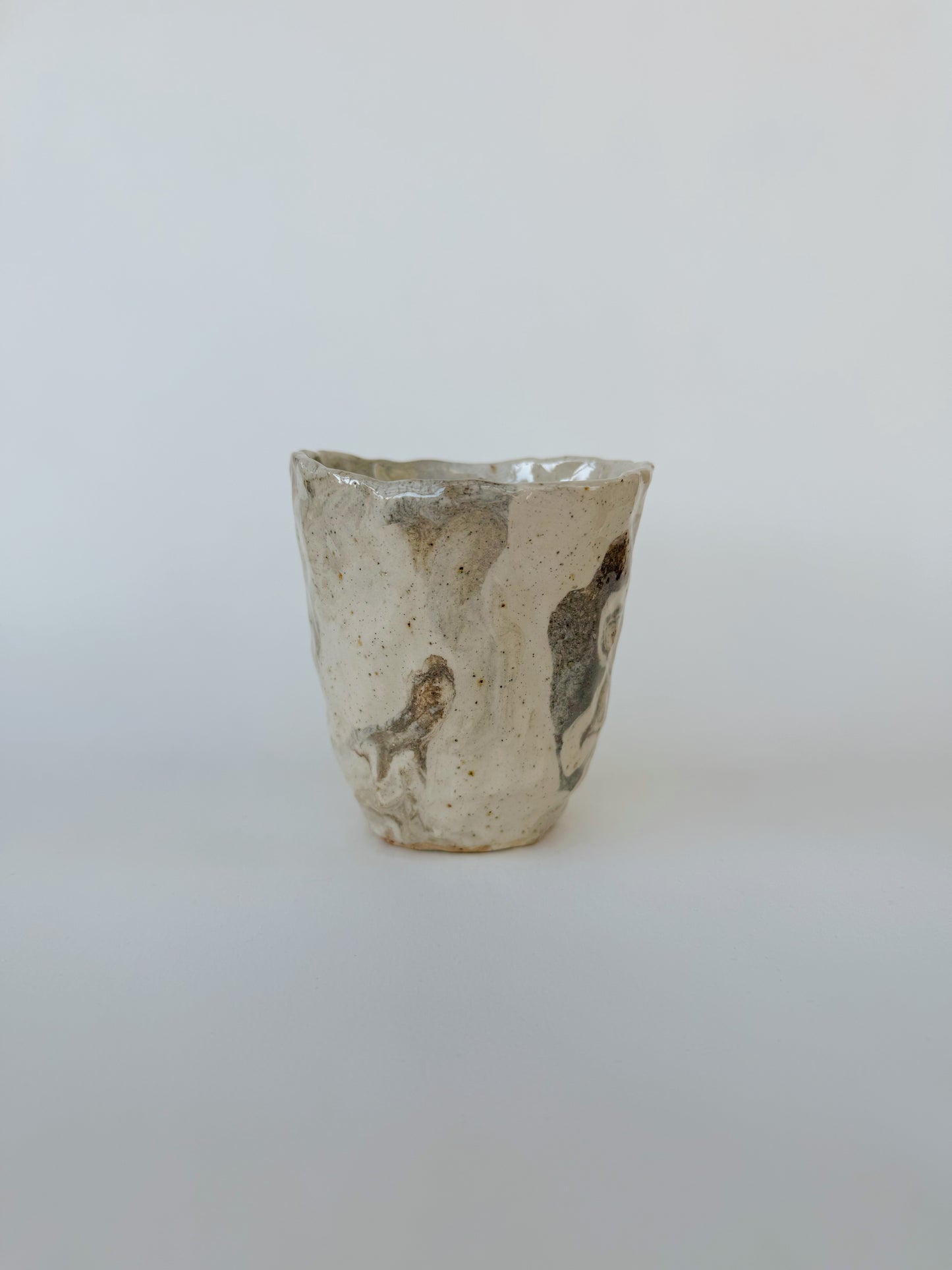 Tasse pincée marbrée #1