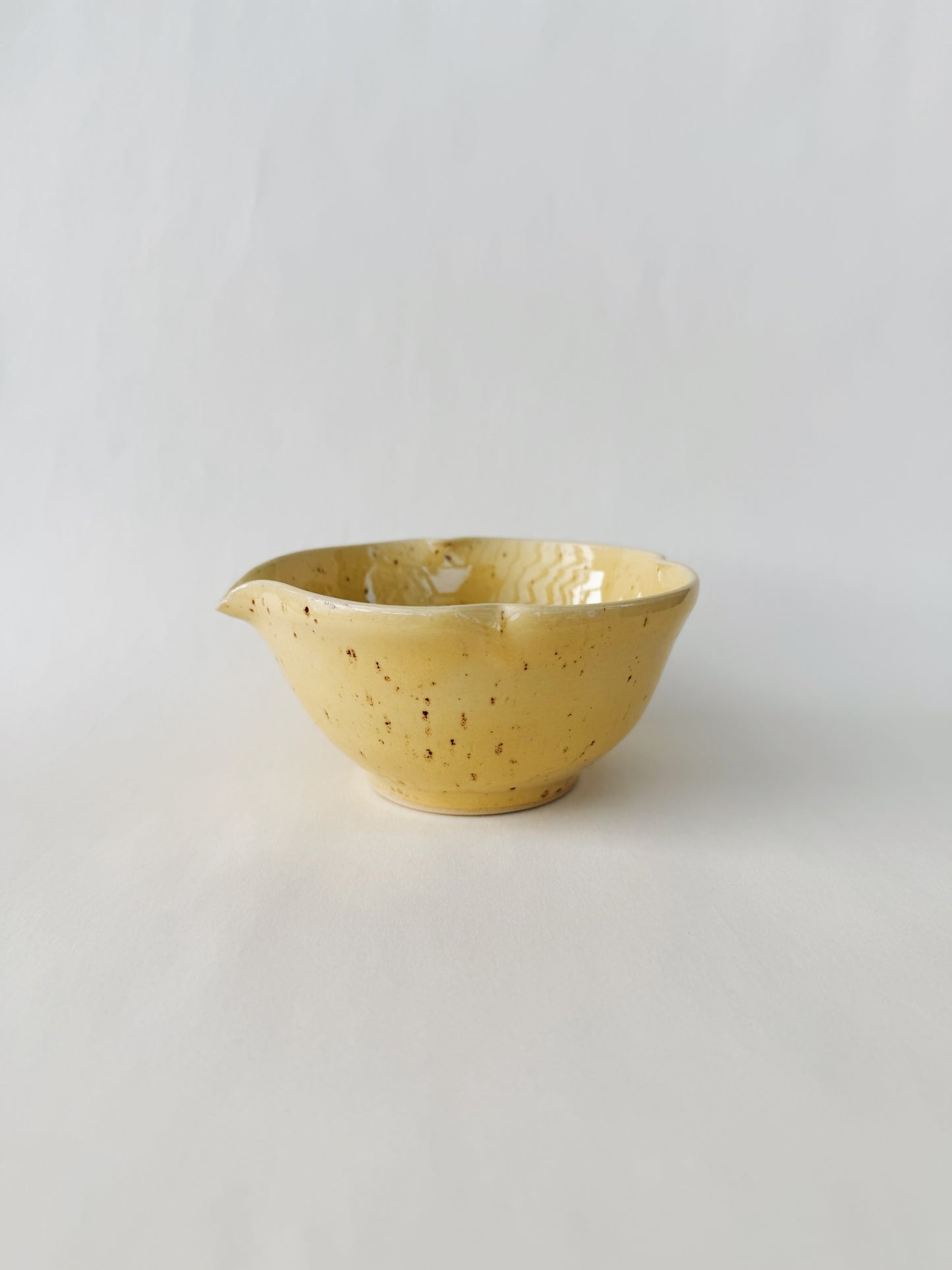 Bol à matcha jaune