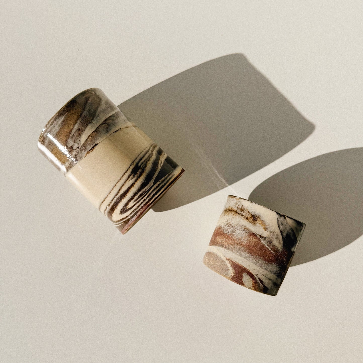 Tasse expresso marbré