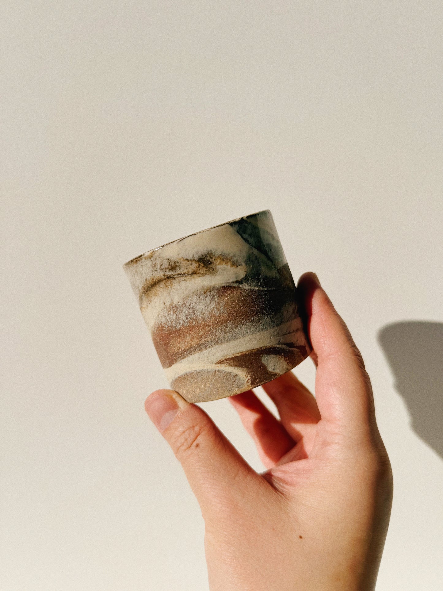 Tasse expresso marbré